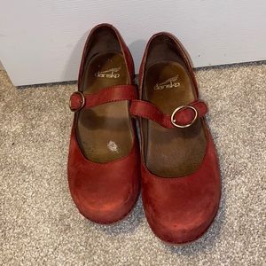 Dansko Red Clogs Size 37 EU